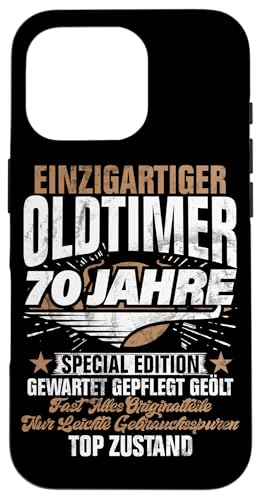 70 Jahre Einzigartiges Klassisches Auto 70. Geburtstagsfeier Hülle für iPhone 16 Pro 70 Jahre Einzigartiges Klassisches Auto 70. Geburtstagsfeier Hülle für iPhone 16 Pro von Feier des 70. Geburtstags Lustige Feier