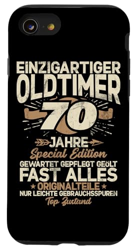 70 Jahre Einzigartiges Klassisches Auto 70. Geburtstagsfeier Hülle für iPhone SE (2020) / 7 / 8 von Feier des 70. Geburtstags Lustige Feier