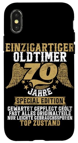 70 Jahre Einzigartiges Klassisches Auto 70. Geburtstagsfeier Hülle für iPhone X/XS 70 Jahre Einzigartiges Klassisches Auto 70. Geburtstagsfeier Hülle für iPhone X/XS von Feier des 70. Geburtstags Lustige Feier