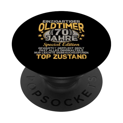 70 Jahre Einzigartiges Klassisches Auto 70. Geburtstagsfeier PopSockets Klebender PopGrip 70 Jahre Einzigartiges Klassisches Auto 70. Geburtstagsfeier PopSockets Klebender PopGrip von Feier des 70. Geburtstags Lustige Feier