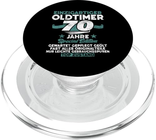 70 Jahre Einzigartiges Klassisches Auto 70. Geburtstagsfeier PopSockets PopGrip für MagSafe 70 Jahre Einzigartiges Klassisches Auto 70. Geburtstagsfeier PopSockets PopGrip für MagSafe von Feier des 70. Geburtstags Lustige Feier