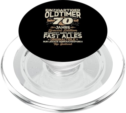 70 Jahre Einzigartiges Klassisches Auto 70. Geburtstagsfeier PopSockets PopGrip für MagSafe 70 Jahre Einzigartiges Klassisches Auto 70. Geburtstagsfeier PopSockets PopGrip für MagSafe von Feier des 70. Geburtstags Lustige Feier