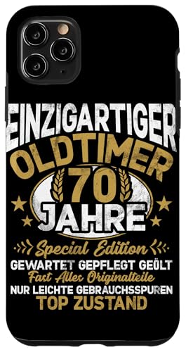 70 Jahre Einzigartiges Oldtimer Auto 70. Geburtstagsfeier Hülle für iPhone 11 Pro Max von Feier des 70. Geburtstags Lustige Feier
