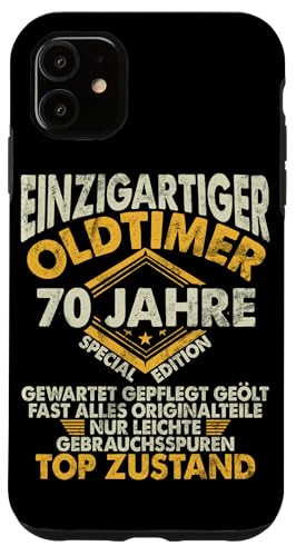 70 Jahre Einzigartiges Oldtimer Auto 70. Geburtstagsfeier Hülle für iPhone 11 70 Jahre Einzigartiges Oldtimer Auto 70. Geburtstagsfeier Hülle für iPhone 11 von Feier des 70. Geburtstags Lustige Feier