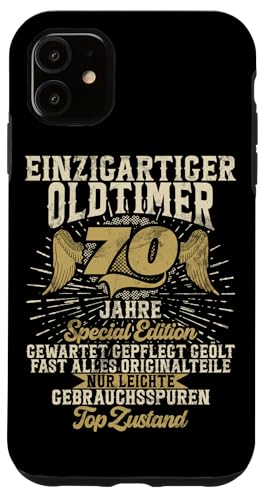 70 Jahre Einzigartiges Oldtimer Auto 70. Geburtstagsfeier Hülle für iPhone 11 70 Jahre Einzigartiges Oldtimer Auto 70. Geburtstagsfeier Hülle für iPhone 11 von Feier des 70. Geburtstags Lustige Feier