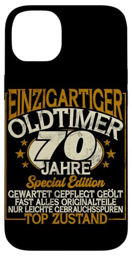 70 Jahre Einzigartiges Oldtimer Auto 70. Geburtstagsfeier Hülle für iPhone 14 Plus 70 Jahre Einzigartiges Oldtimer Auto 70. Geburtstagsfeier Hülle für iPhone 14 Plus von Feier des 70. Geburtstags Lustige Feier