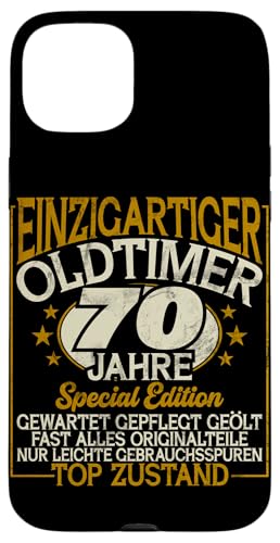 70 Jahre Einzigartiges Oldtimer Auto 70. Geburtstagsfeier Hülle für iPhone 15 Plus 70 Jahre Einzigartiges Oldtimer Auto 70. Geburtstagsfeier Hülle für iPhone 15 Plus von Feier des 70. Geburtstags Lustige Feier