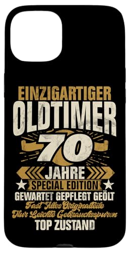 70 Jahre Einzigartiges Oldtimer Auto 70. Geburtstagsfeier Hülle für iPhone 15 Plus 70 Jahre Einzigartiges Oldtimer Auto 70. Geburtstagsfeier Hülle für iPhone 15 Plus von Feier des 70. Geburtstags Lustige Feier