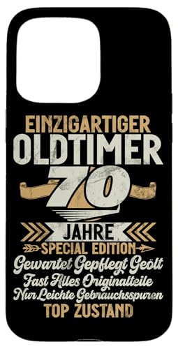 70 Jahre Einzigartiges Oldtimer Auto 70. Geburtstagsfeier Hülle für iPhone 15 Pro Max 70 Jahre Einzigartiges Oldtimer Auto 70. Geburtstagsfeier Hülle für iPhone 15 Pro Max von Feier des 70. Geburtstags Lustige Feier