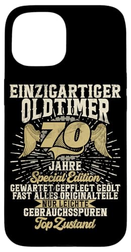 70 Jahre Einzigartiges Oldtimer Auto 70. Geburtstagsfeier Hülle für iPhone 15 70 Jahre Einzigartiges Oldtimer Auto 70. Geburtstagsfeier Hülle für iPhone 15 von Feier des 70. Geburtstags Lustige Feier