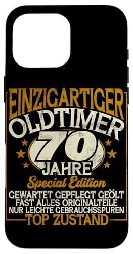 70 Jahre Einzigartiges Oldtimer Auto 70. Geburtstagsfeier Hülle für iPhone 16 Pro Max 70 Jahre Einzigartiges Oldtimer Auto 70. Geburtstagsfeier Hülle für iPhone 16 Pro Max von Feier des 70. Geburtstags Lustige Feier