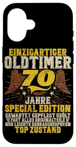 70 Jahre Einzigartiges Oldtimer Auto 70. Geburtstagsfeier Hülle für iPhone 16 70 Jahre Einzigartiges Oldtimer Auto 70. Geburtstagsfeier Hülle für iPhone 16 von Feier des 70. Geburtstags Lustige Feier