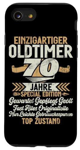 70 Jahre Einzigartiges Oldtimer Auto 70. Geburtstagsfeier Hülle für iPhone SE (2020) / 7 / 8 von Feier des 70. Geburtstags Lustige Feier
