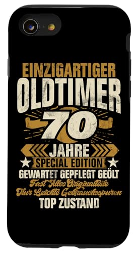 70 Jahre Einzigartiges Oldtimer Auto 70. Geburtstagsfeier Hülle für iPhone SE (2020) / 7 / 8 von Feier des 70. Geburtstags Lustige Feier