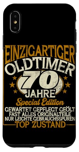 70 Jahre Einzigartiges Oldtimer Auto 70. Geburtstagsfeier Hülle für iPhone XS Max 70 Jahre Einzigartiges Oldtimer Auto 70. Geburtstagsfeier Hülle für iPhone XS Max von Feier des 70. Geburtstags Lustige Feier