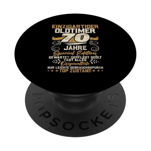 70 Jahre Einzigartiges Oldtimer Auto 70. Geburtstagsfeier PopSockets Klebender PopGrip 70 Jahre Einzigartiges Oldtimer Auto 70. Geburtstagsfeier PopSockets Klebender PopGrip von Feier des 70. Geburtstags Lustige Feier