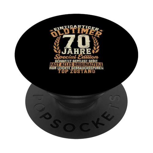 70 Jahre Einzigartiges Oldtimer Auto 70. Geburtstagsfeier PopSockets Klebender PopGrip 70 Jahre Einzigartiges Oldtimer Auto 70. Geburtstagsfeier PopSockets Klebender PopGrip von Feier des 70. Geburtstags Lustige Feier