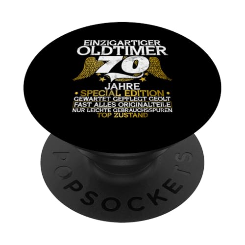 70 Jahre Einzigartiges Oldtimer Auto 70. Geburtstagsfeier PopSockets Klebender PopGrip 70 Jahre Einzigartiges Oldtimer Auto 70. Geburtstagsfeier PopSockets Klebender PopGrip von Feier des 70. Geburtstags Lustige Feier