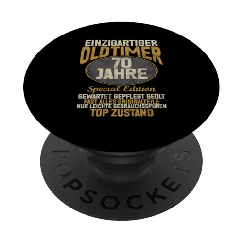 70 Jahre Einzigartiges Oldtimer Auto 70. Geburtstagsfeier PopSockets Klebender PopGrip 70 Jahre Einzigartiges Oldtimer Auto 70. Geburtstagsfeier PopSockets Klebender PopGrip von Feier des 70. Geburtstags Lustige Feier