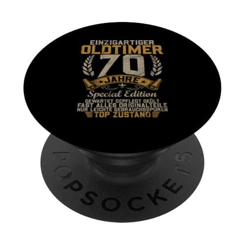 70 Jahre Einzigartiges Oldtimer Auto 70. Geburtstagsfeier PopSockets Klebender PopGrip 70 Jahre Einzigartiges Oldtimer Auto 70. Geburtstagsfeier PopSockets Klebender PopGrip von Feier des 70. Geburtstags Lustige Feier