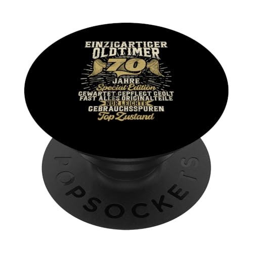 70 Jahre Einzigartiges Oldtimer Auto 70. Geburtstagsfeier PopSockets Klebender PopGrip 70 Jahre Einzigartiges Oldtimer Auto 70. Geburtstagsfeier PopSockets Klebender PopGrip von Feier des 70. Geburtstags Lustige Feier