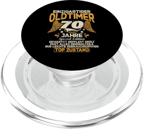 70 Jahre Einzigartiges Oldtimer Auto 70. Geburtstagsfeier PopSockets PopGrip für MagSafe 70 Jahre Einzigartiges Oldtimer Auto 70. Geburtstagsfeier PopSockets PopGrip für MagSafe von Feier des 70. Geburtstags Lustige Feier