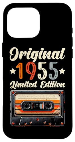 Original 1955 Limitierte Edition 70. Geburtstagsfeier Spruch Hülle für iPhone 16 Pro Max Original 1955 Limitierte Edition 70. Geburtstagsfeier Spruch Hülle für iPhone 16 Pro Max von Feier des 70. Geburtstags Lustige Feier
