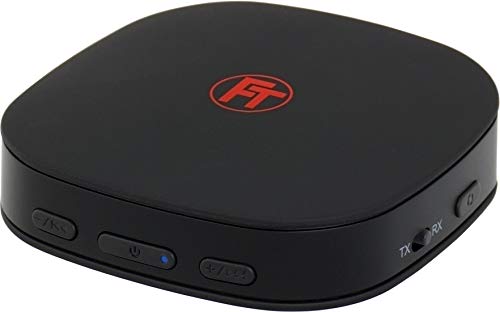 FeinTech Bluetooth 5.0 Audio Sender Empfänger aptX HD Low Latency Toslink SPDIF, schwarz von FeinTech