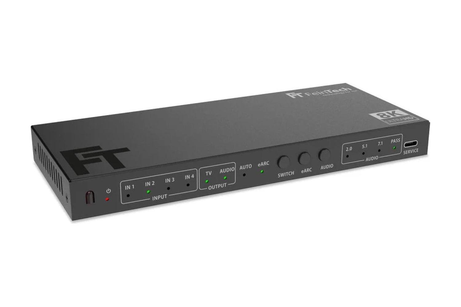 FeinTech SW411 HDMI 2.1 Switch 4 In 1 Out mit HDMI Audio Extractor FeinTech SW411 HDMI 2.1 Switch 4 In 1 Out mit HDMI Audio Extractor von FeinTech