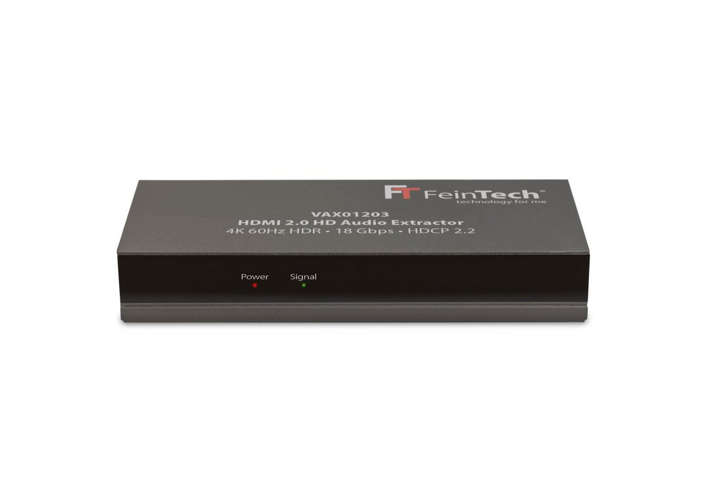 FeinTech VAX01202 HDMI 2.0 Audio Extractor Audio- & Video-Adapter, HDMI-Audio-Ausgang für Dolby Atmos & HD-Audio von FeinTech