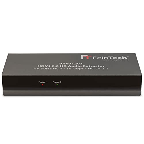 FeinTech VAX01203 HDMI 2.0 HD-Audio Extractor Splitter für DTS-HD Dolby Atmos TrueHD 4K HDR FeinTech VAX01203 HDMI 2.0 HD-Audio Extractor Splitter für DTS-HD Dolby Atmos TrueHD 4K HDR von FeinTech