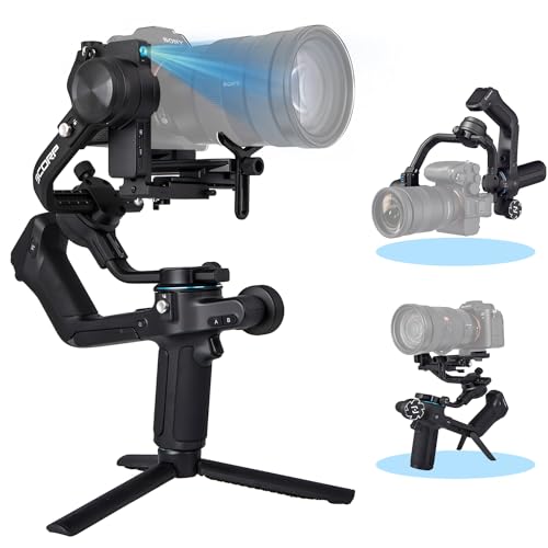 Feiyu SCORP 2 [Offiziell] DSLR Kamera Stabilisator Gimbal für Canon/Sony/Panasonic/Nikon/Fujifilm, 2.5 kg Zuladung, Touchscreen, 13 Stunden Akkulaufzeit von FeiyuTech