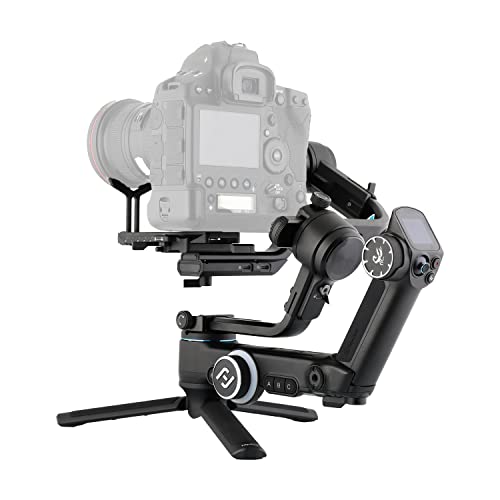FeiyuTech [Official] 3-Achsen Gimbal-SCORP Pro mit Stativ, Handheld Kamera Stabilisator für DSLR und Mirrorless Kamera, 4.8kg Payload, abnehmbare Extensible - Mit Aufbewahrungstasche von FeiyuTech