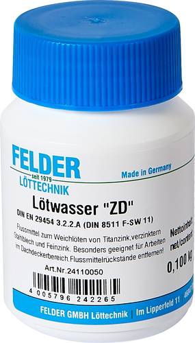 Felder Löttechnik  KD  Lötwasser Inhalt 1St. von Felder Löttechnik