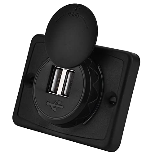 Felenny 3,1 A Auto Dual Schwarz ABS USB Port Ladegerät Steckdose 12V LED Wasserdicht Felenny 3,1 A Auto Dual Schwarz ABS USB Port Ladegerät Steckdose 12V LED Wasserdicht von Felenny