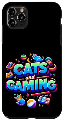 Cats And Gaming Katzen Gamer Geek ||||- Hülle für iPhone 11 Pro Max von Feline Gamer will