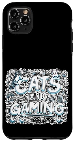 Cats And Gaming Katzen Gamer Geek |||----- Hülle für iPhone 11 Pro Max von Feline Gamer will