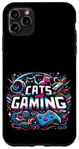 Cats And Gaming Katzen Gamer Geek ||||-- Hülle für iPhone 11 Pro Max von Feline Gamer will