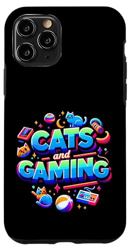 Cats And Gaming Katzen Gamer Geek ||||- Hülle für iPhone 11 Pro von Feline Gamer will