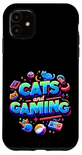 Cats And Gaming Katzen Gamer Geek ||||- Hülle für iPhone 11 von Feline Gamer will