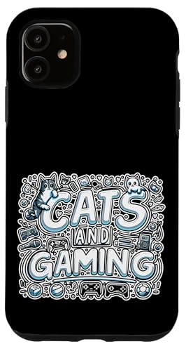 Cats And Gaming Katzen Gamer Geek |||----- Hülle für iPhone 11 von Feline Gamer will