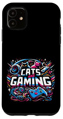 Cats And Gaming Katzen Gamer Geek ||||-- Hülle für iPhone 11 von Feline Gamer will