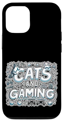 Cats And Gaming Katzen Gamer Geek |||----- Hülle für iPhone 12/12 Pro von Feline Gamer will