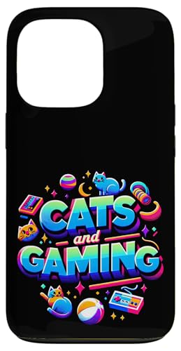 Cats And Gaming Katzen Gamer Geek ||||- Hülle für iPhone 13 Pro von Feline Gamer will