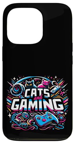 Cats And Gaming Katzen Gamer Geek ||||-- Hülle für iPhone 13 Pro von Feline Gamer will