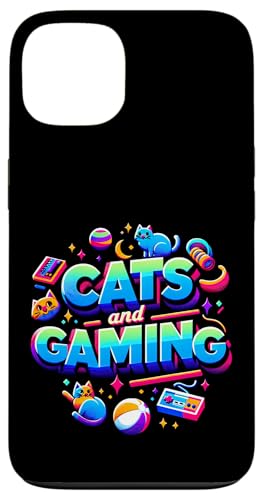 Cats And Gaming Katzen Gamer Geek ||||- Hülle für iPhone 13 von Feline Gamer will