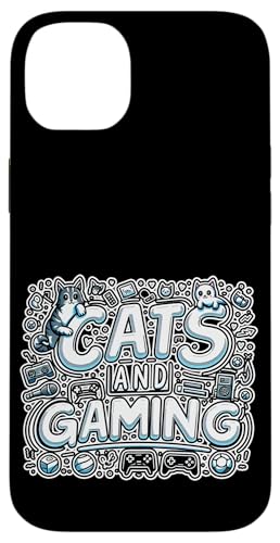 Cats And Gaming Katzen Gamer Geek |||----- Hülle für iPhone 14 Plus von Feline Gamer will