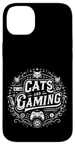 Cats And Gaming Katzen Gamer Geek |||---- Hülle für iPhone 14 Plus von Feline Gamer will