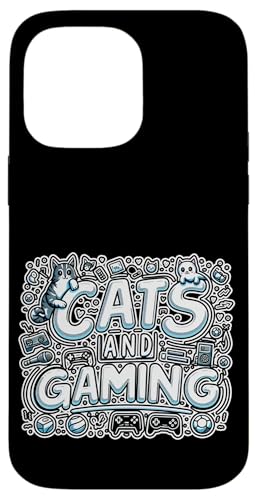 Cats And Gaming Katzen Gamer Geek |||----- Hülle für iPhone 14 Pro Max von Feline Gamer will