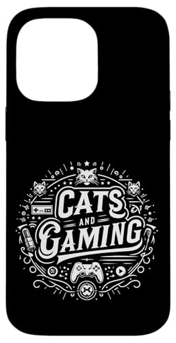 Cats And Gaming Katzen Gamer Geek |||---- Hülle für iPhone 14 Pro Max von Feline Gamer will